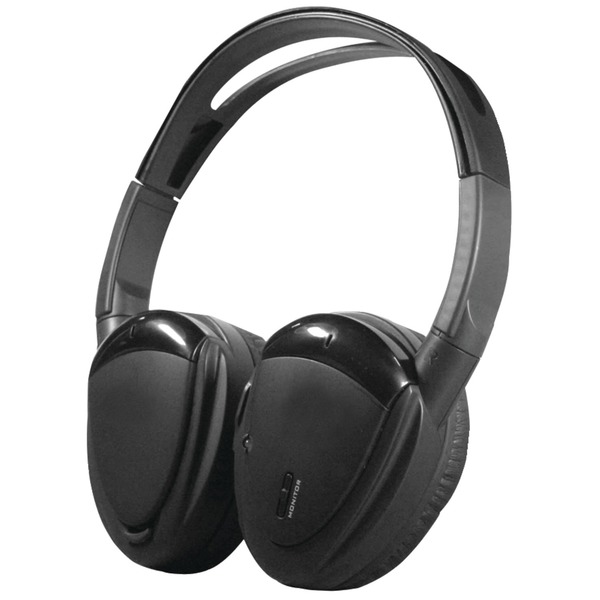 Power Acoustik Wireless 2-Channel RF 900MHz Headphones with Swivel Earpads HP-900S